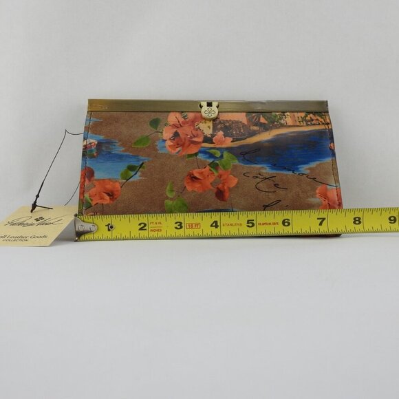 New Patricia Nash French Riveria Cauchy Wallet Clutch Bag Summer Beach Travel - Picture 3 of 5
